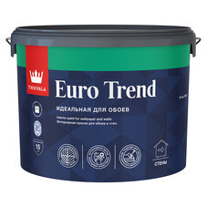 Краска моющаяся Tikkurila/Tikkivala Euro Trend база C бесцветная 9 л