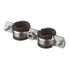 Хомут сантехнический Walraven 1/2 20-24 мм двойной оцинкованная сталь со шпилькой и дюбелем (802124) - фото 2