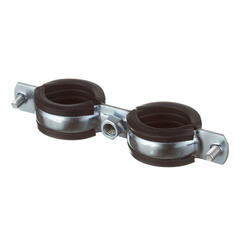 Хомут сантехнический Walraven 1" 32-36 мм двойной оцинкованная сталь со шпилькой и дюбелем (802136) - фото 4