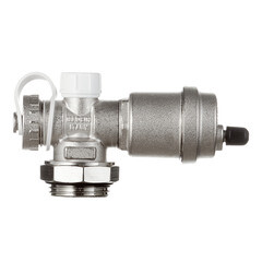 Тройник коллекторный Stout 1" с автоматическим воздухоотводчиком и дренажным вентилем (SMS-1000-010001) - фото 2