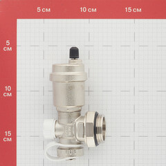 Тройник коллекторный Stout 1" с автоматическим воздухоотводчиком и дренажным вентилем (SMS-1000-010001) - фото 4