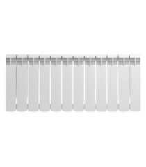 Радиатор алюминиевый Rifar Alum 350 мм 12 секций 1" боковое подключение белый - фото 6