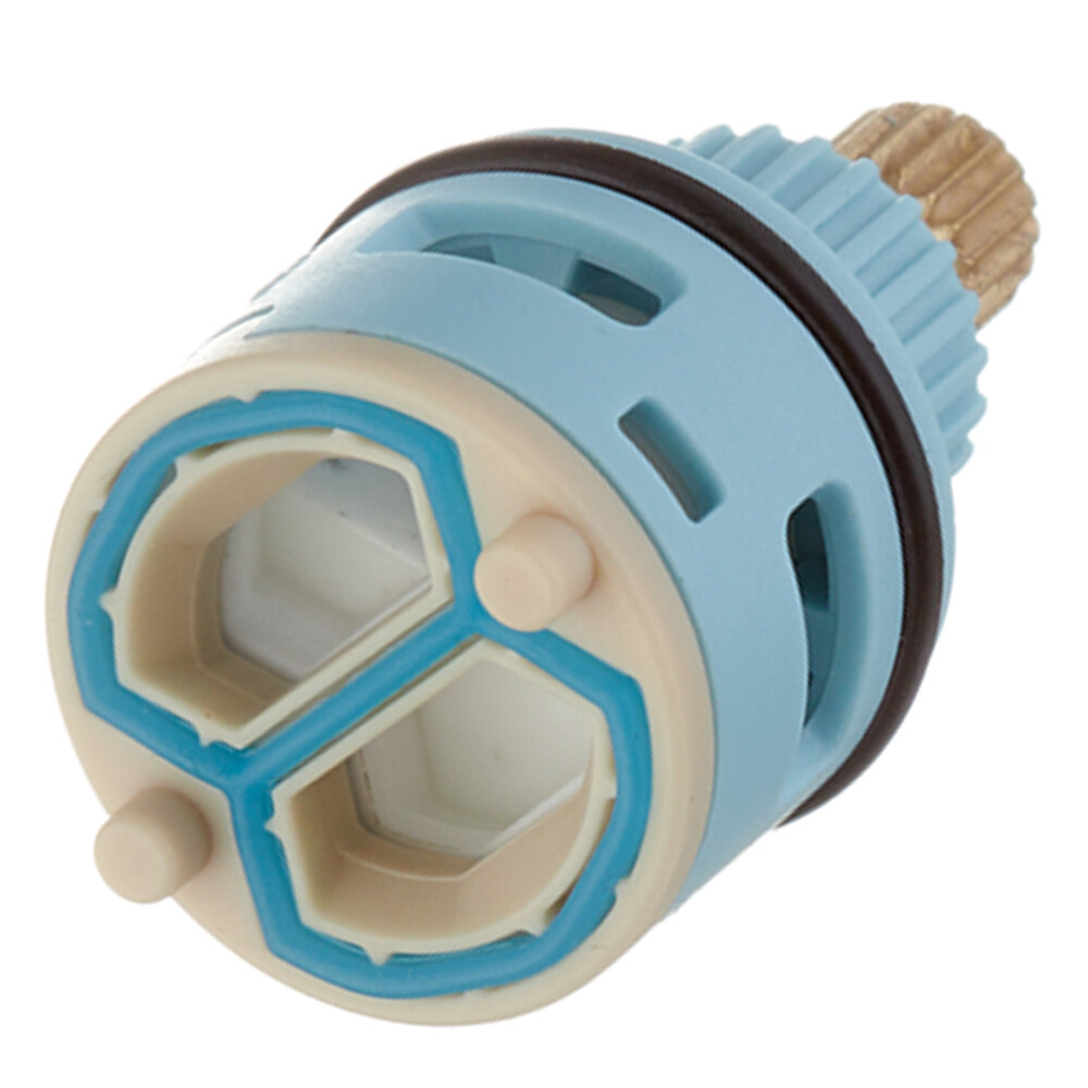 Дивертор для смесителя поворотный Rossinka d20 мм с керамическими пластинами (SP01-57-BL)