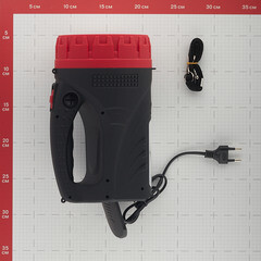 Фонарь ручной Navigator светодиодный 25 LED 5 Вт аккумуляторный SLA 6000 мАч пластик - фото 4