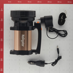 Фонарь ручной Navigator (715970) светодиодный 1 LED 10 Вт аккумуляторный SLA 4500 мАч пластик - фото 4