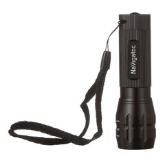 Фонарь ручной Navigator (949676) светодиодный 1 LED 3 Вт на батарейках AAA алюминий с фокусировкой - фото 6