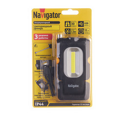 Фонарь подвесной Navigator светодиодный 1+1 LED 4 Вт аккумуляторный Li-Pol 850 мАч пластик (140831) - фото 7
