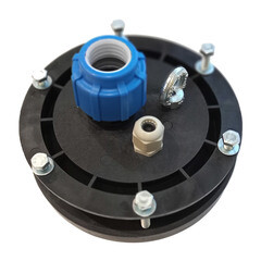 Оголовок для скважины d110-128 мм выход 32 мм пластиковый (ОГС 110-128/32) - фото 6