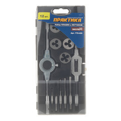 Набор плашек и метчиков Практика (779-455) (12 шт.) - фото 4