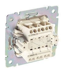 Переключатель Legrand Valena двухклавишный встраиваемый алюминий (694339) - фото 2