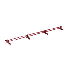 Снегозадержатель трубчатый овальный Вегасток VegaLux 3 м красное вино RAL 3005