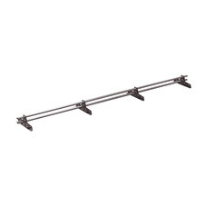 Снегозадержатель трубчатый овальный Вегасток VegaLux 3 м темно-коричневый RAL 8019