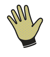 Перчатки х/б кислотоустойчивые с неопреновым покрытием водонепроницаемые Delta Plus черные 9 (L) (VE509NO09/2007) - фото 8