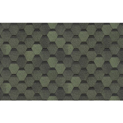 Черепица гибкая Docke Eurasia Шестигранник зеленая 3 кв.м - фото 3