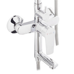 Душевая система Rossinka S с верхним душем с лейкой хром (S35-46) - фото 5