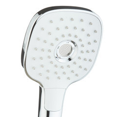 Лейка для душа Iddis Sena 112х255 мм 3 режима без шланга пластик белая/хром (SEN3F00i18) - фото 6