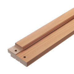 Коробка дверная 70х26х2070 мм финишпленка миланский орех с петлями (2,5 шт.) - фото 1