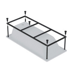 Каркас для ванны акриловой Cersanit Lorena 140х70 см с монтажным набором (K-RW-LORENA*140n) - фото 2