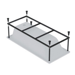 Каркас для ванны акриловой Cersanit Lorena 160х70 см с монтажным набором (K-RW-LORENA*160n) - фото 4
