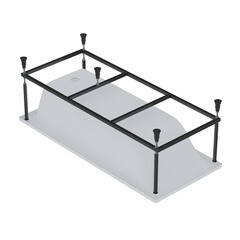 Каркас для ванны акриловой Cersanit Lorena 170х70 см с монтажным набором (K-RW-LORENA*170n) - фото 3