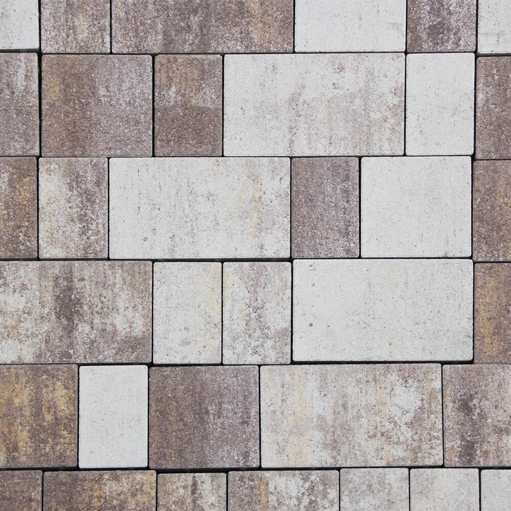 Плитка тротуарная разноразмерная Старый город Искусственный камень доломит бетонная Выбор (546 шт.=14,17 кв.м)