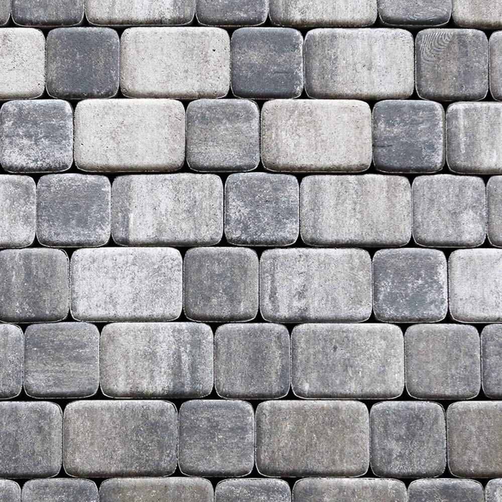 Плитка тротуарная разноразмерная Классико Листопад гладкий старый замок Выбор (14,56 кв.м)