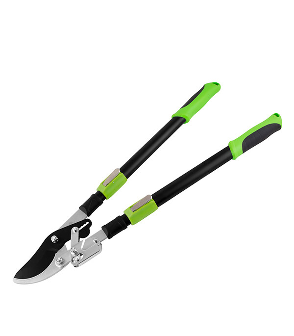 Изображение товара Сучкорез садовый плоскостной с двухкомпонентными рукоятками с храповым механизмом (207)