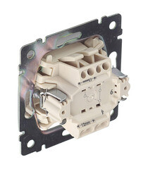 Переключатель Legrand Valena одноклавишный встраиваемый алюминий (694338) - фото 4