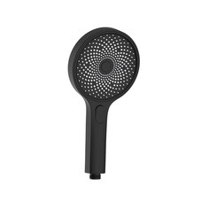 Лейка для душа Iddis SpaHome d130 мм 3 режима без шланга пластик черная (SPA3F0Bi18)