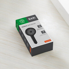 Лейка для душа Iddis SpaHome d130 мм 3 режима без шланга пластик черная (SPA3F0Bi18) - фото 3