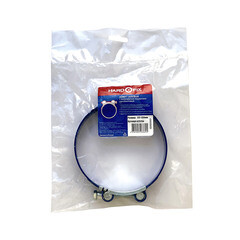 Хомут силовой Hard-Fix 122-130 мм оцинкованная сталь с полимерным покрытием одноболтовый - фото 3