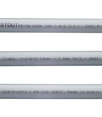 Труба PE-Xa Stout 20 х 2,8 мм из сшитого полиэтилена PN10 серая (100 м) (SPX-0001-002028) - фото 2