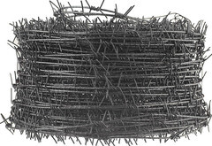 Проволока колючая оцинкованная одноосная d2 мм бухта 100 м - фото 3