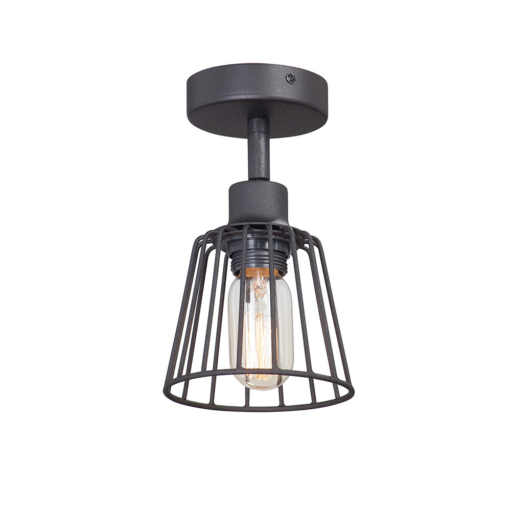 Изображение товара Vitaluce V4589-1/1PL спот на планке, 60 Вт E27, черный, IP20