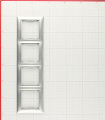 Рамка Legrand Valena четырехместная алюминий (694333) - фото 2