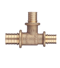 Тройник Stout 20 х 16 х 16 мм латунный (SFA-0014-201616) - фото 1