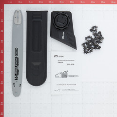 Пила цепная аккумуляторная КМ АТОМ 36 В 14" шаг 3/8" паз 1,3 мм 52 звена без АКБ и ЗУ (ССS-181BL) - фото 6