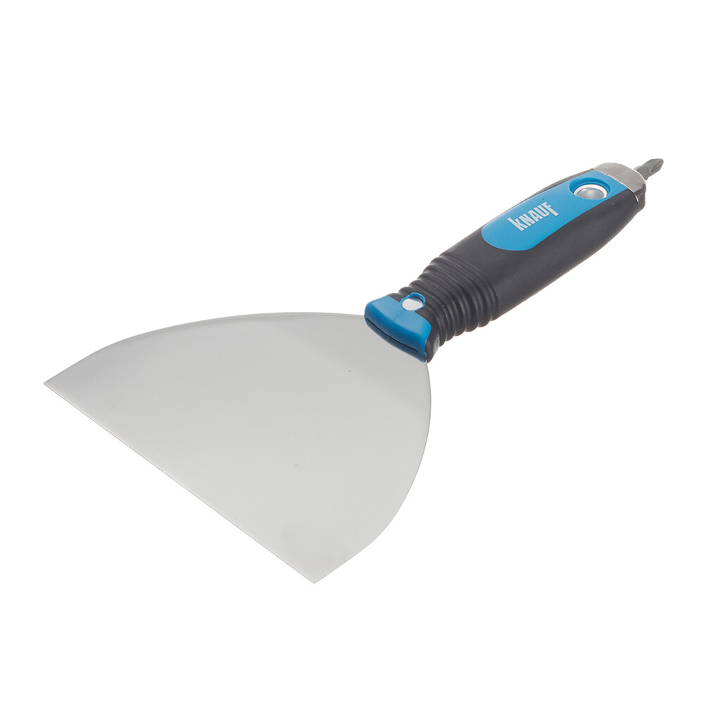 Изображение товара Шпатель для гипсокартона 150 мм Кнауф с отверткой Изображение товара Шпатель для гипсокартона 150 мм Кнауф с отверткой