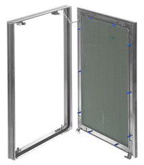 Люк ревизионный под плитку Хаммер Гиппократ-П алюминиевый 400х600 мм скрытый нажимной - фото 2