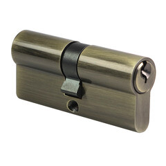 Цилиндр Corsa Deco 70 35х35 мм ключ/ключ античная бронза - фото 4