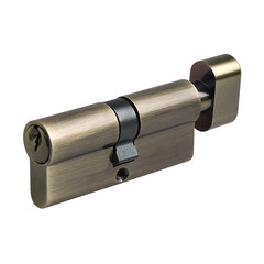 Цилиндр Corsa Deco 70 35х35 мм ключ/вертушка античная бронза - фото 3