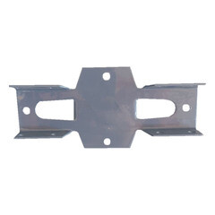 Кронштейн для столба заборного 60х60 мм графитовый серый RAL 7024 - фото 6