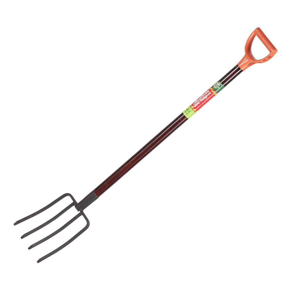 Изображение товара Вилы Молодость моя 0916-Ч копальные 4 зуба 1270 мм для копки земли