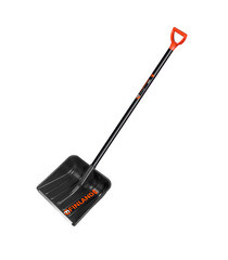 Лопата снеговая Finland пластиковая с деревянным черенком 1420х410 мм (1243Ч) - фото 1