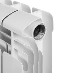 Радиатор алюминиевый Rifar Alum 350 мм 10 секций 1" боковое подключение белый - фото 3