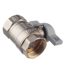 Кран шаровой латунный СТМ 3/4 ВР(г) х 3/4 ВР(г) бабочка прямой - фото 3