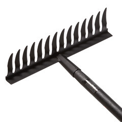 Грабли Finland (1705-Ч) металлические 14 зубьев 1350 мм витые - фото 3