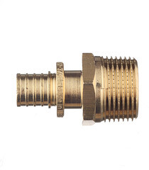 Соединитель прямой Stout 16 мм х 3/4 НР(ш) латунный (SFA-0001-001634) - фото 4