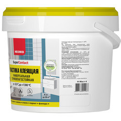 Мастика клеящая универсальная термостойкая Neomid SuperContact 4 кг - фото 6