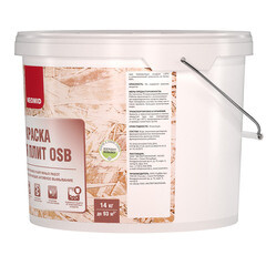 Краска фасадная Neomid для плит OSB для внутренних и наружных работ акриловая 14 кг - фото 5